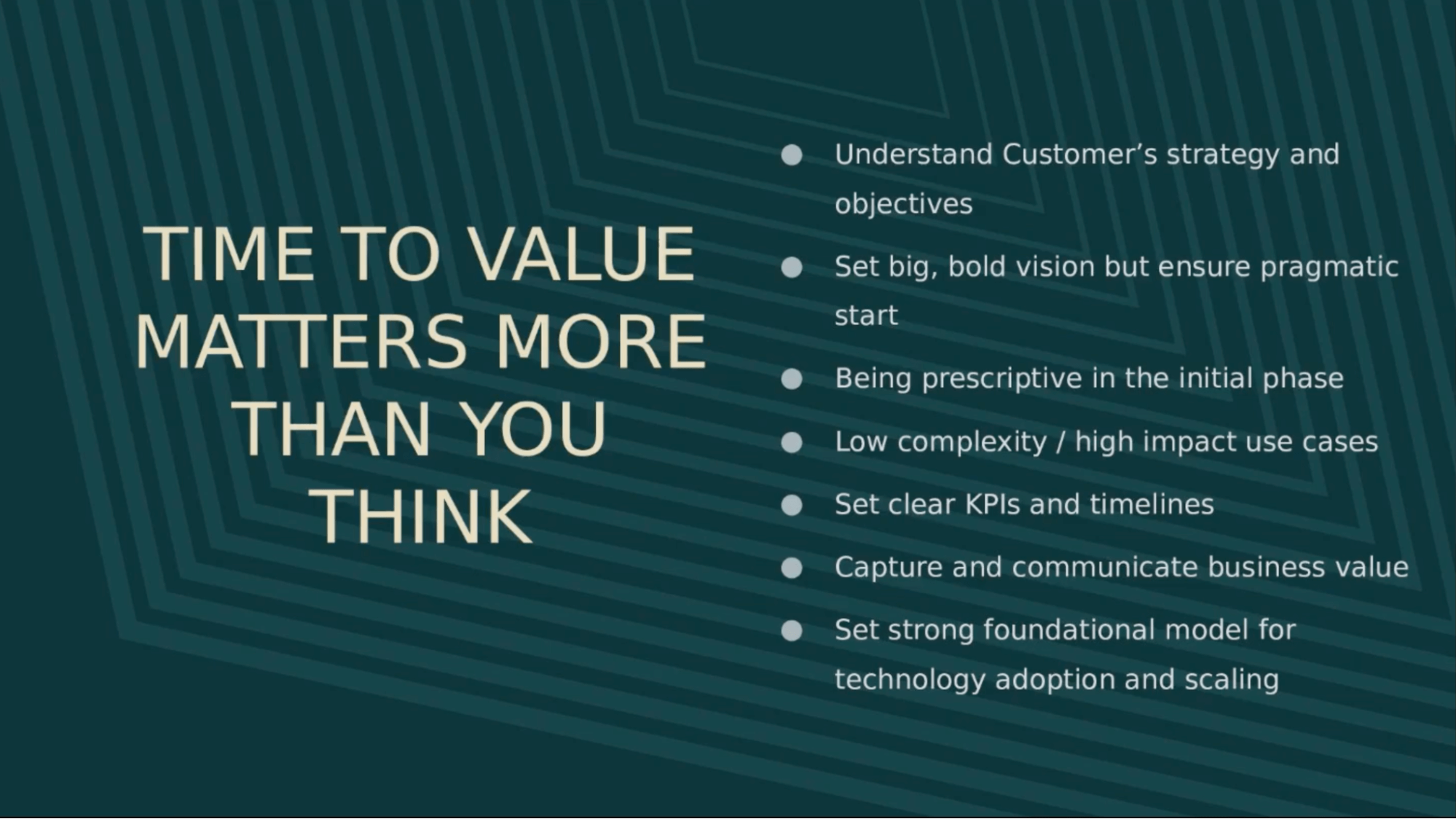 Time-to-value (TTV) matters more than you think