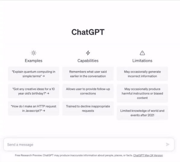 Asking ChatGPT, "What is customer success?"