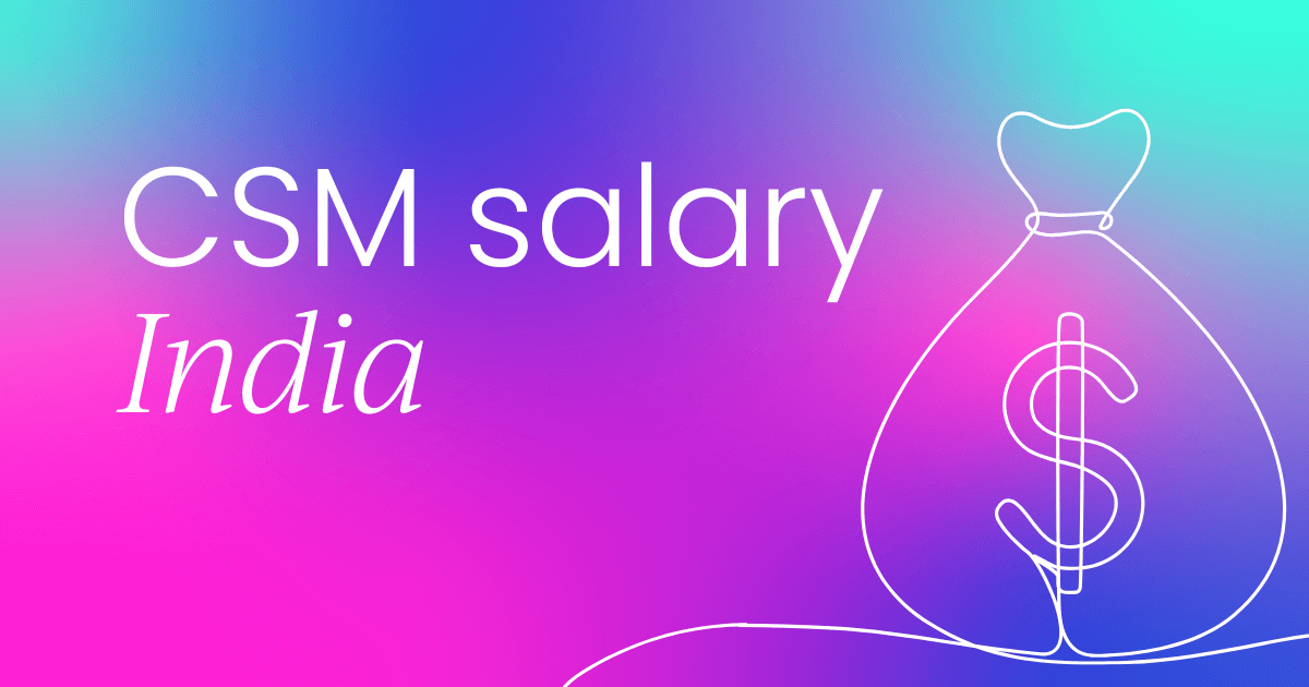 Customer success manager salary India