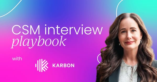 The Customer Success Manager  interview playbook