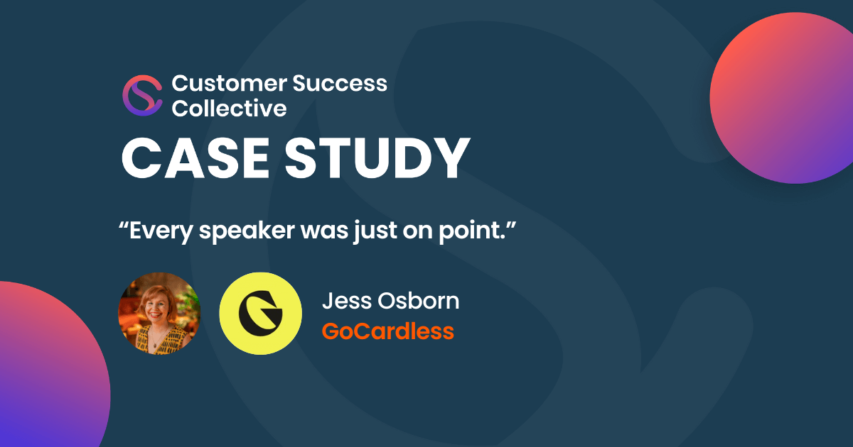 “Every speaker was just on-point” - Jess Osborn, GoCardless